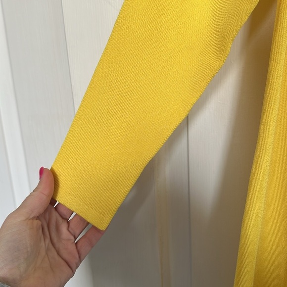 NWT Anne Klein Citron Yellow Sweater size XXS - Picture 3 of 3